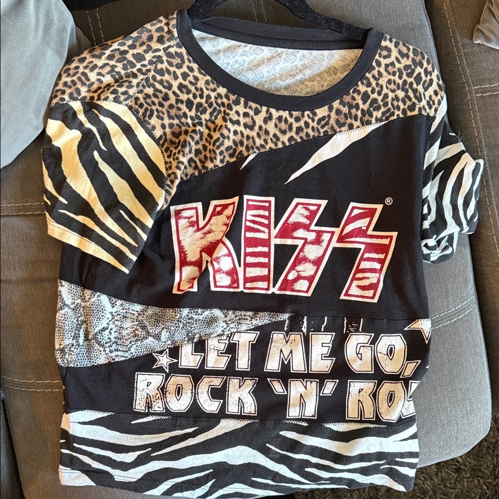 Alice & Olivia KISS t-shirt-